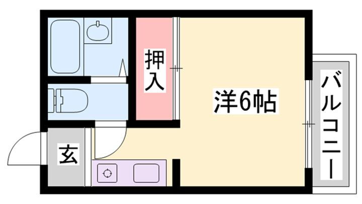 ヒューマンハイツⅠ 2階 ワンルーム 賃貸物件詳細