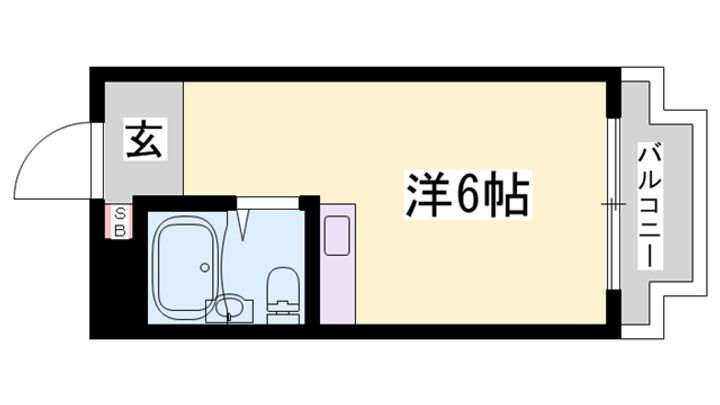 ソルテリアユタカ 2階 ワンルーム 賃貸物件詳細