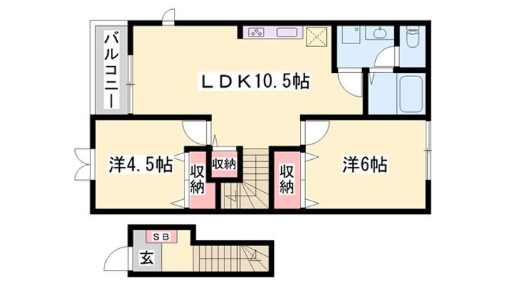 １＆３アベニューＣ 2階 2LDK 賃貸物件詳細