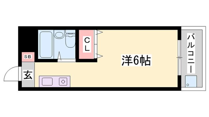 ジュネス城北新町 2階 ワンルーム 賃貸物件詳細