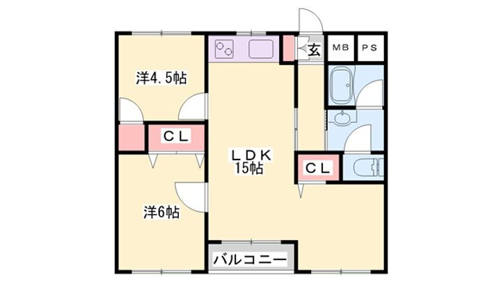 船場西ビル 6階 2LDK 賃貸物件詳細