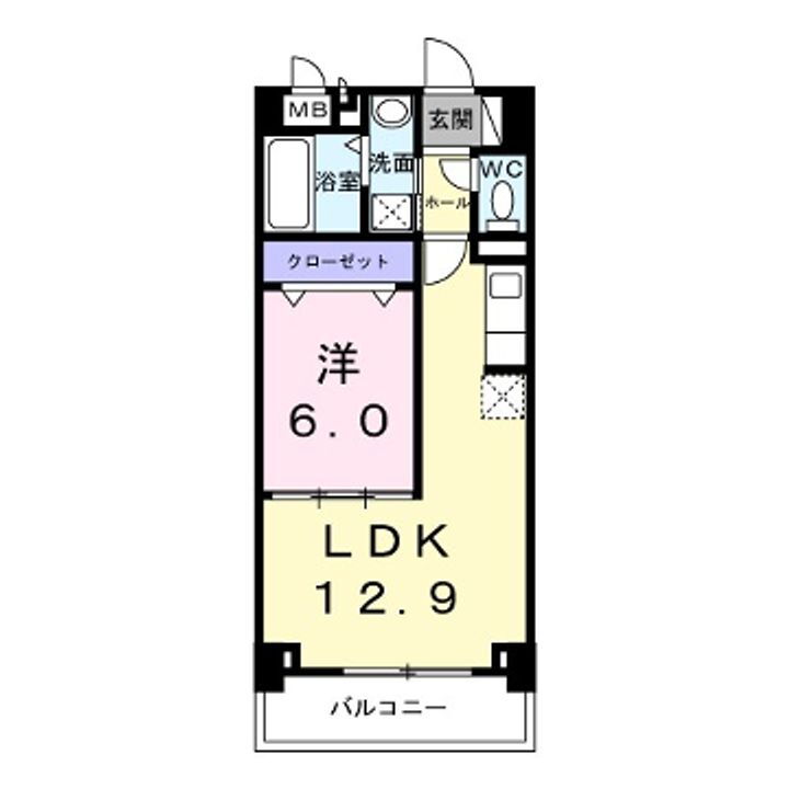 ＫＵＮＩＯ 1階 1LDK 賃貸物件詳細