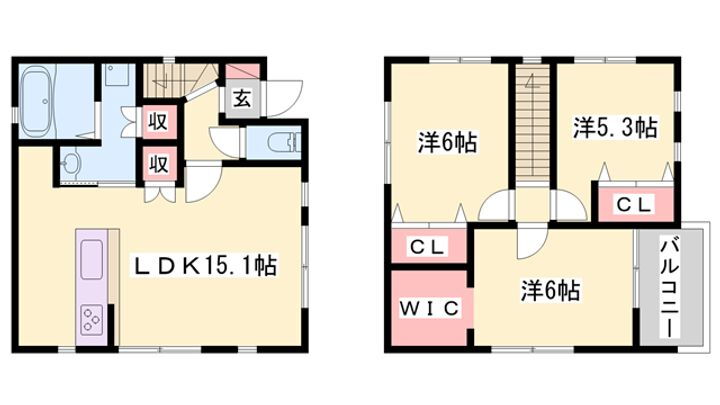 サンサージュ加納原田 3LDK 賃貸物件詳細