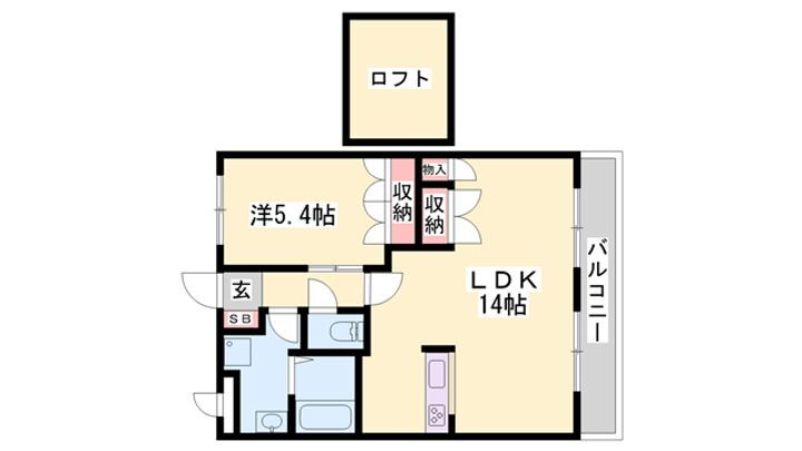 ヴィクトリーステージカンダ 2階 1LDK 賃貸物件詳細