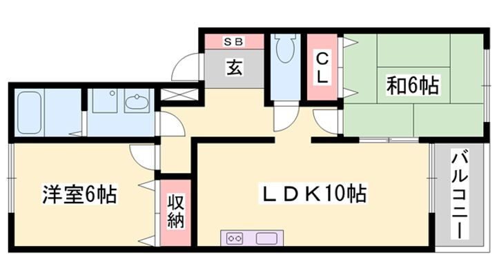 ヴァール・シュテルン 2階 2LDK 賃貸物件詳細