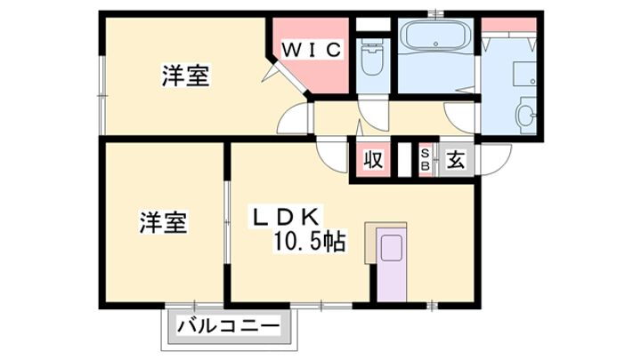 オークヒルズ 1階 2LDK 賃貸物件詳細