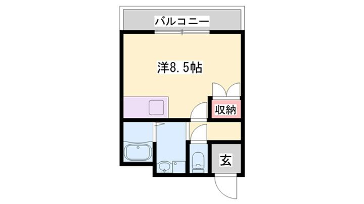 リバーテック 2階 ワンルーム 賃貸物件詳細