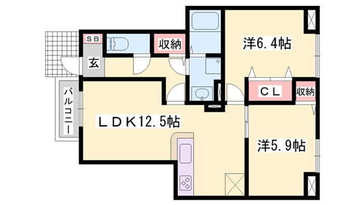 エステ・スール 1階 2LDK 賃貸物件詳細