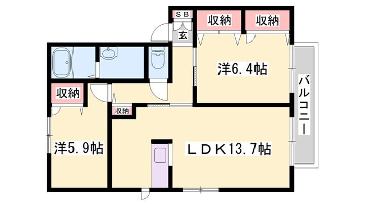 ＭＡＳＴ　ＣＯＵＲＴ加茂 1階 2LDK 賃貸物件詳細