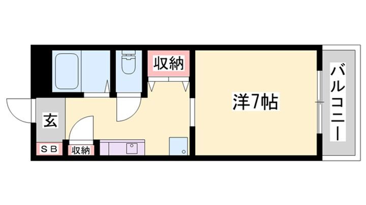 コーポエム・エヌ 3階 1K 賃貸物件詳細