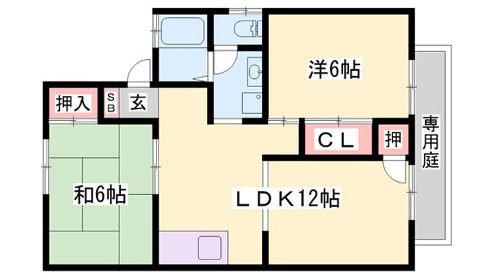 光ハイツ 1階 2LDK 賃貸物件詳細