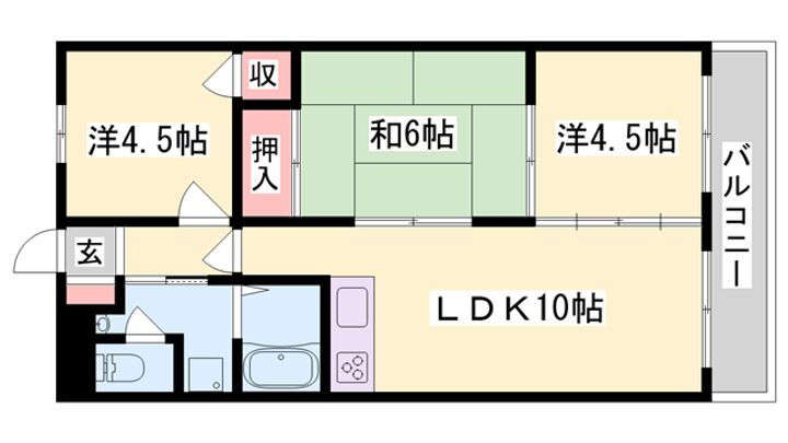 ロフティー津市場 2階 3LDK 賃貸物件詳細