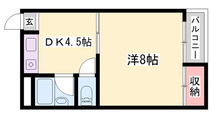 ＢＷビル１７ 2階 1DK 賃貸物件詳細