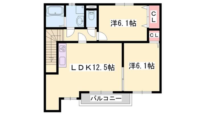 グローブ・ゴタンダ 2階 2LDK 賃貸物件詳細