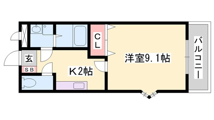 サンパレス 1階 1K 賃貸物件詳細