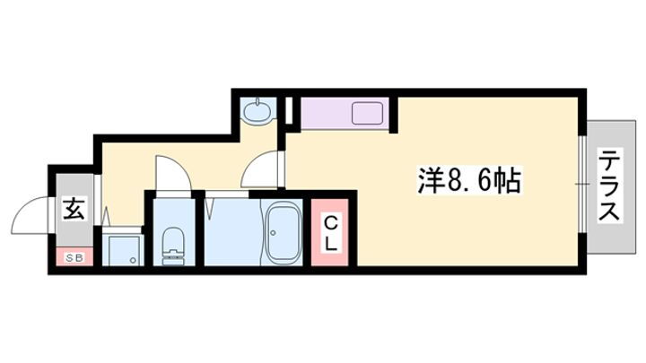 スプリングチャーム 1階 ワンルーム 賃貸物件詳細