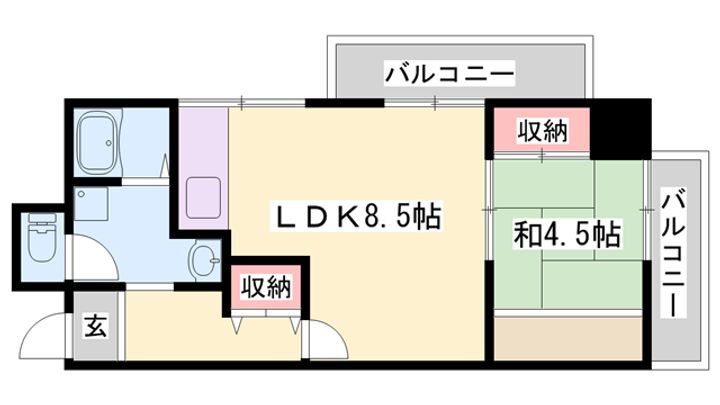 メゾン・ド・アルシュ 1階 1LDK 賃貸物件詳細