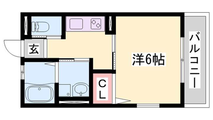 サワーメゾン五軒邸 1階 1K 賃貸物件詳細