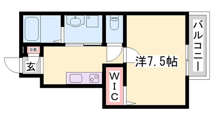 Ｍｅｒｉｄｉｅｓ 1階 1K 賃貸物件詳細