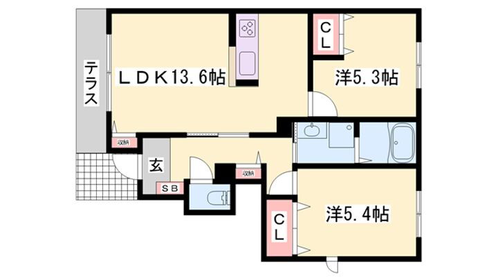ソレイユ神田 1階 2LDK 賃貸物件詳細