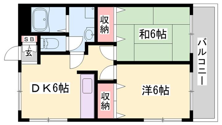 ゼクセル 2階 2DK 賃貸物件詳細