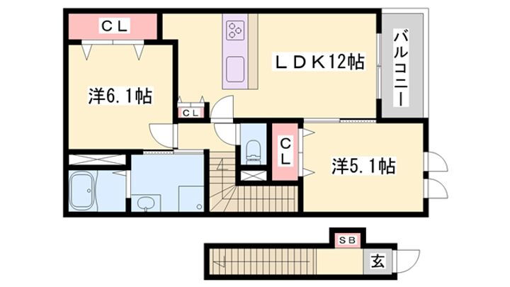 セントラル・アイランド 2階 2LDK 賃貸物件詳細