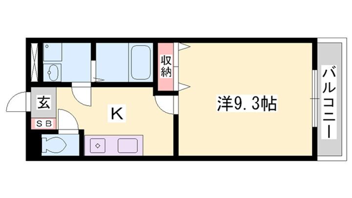 プリムローズ 2階 1K 賃貸物件詳細