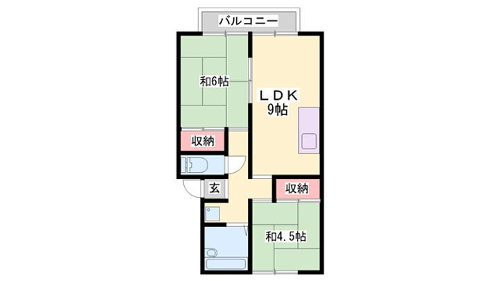 兵庫県赤穂郡上郡町山野里 上郡駅 2LDK アパート 賃貸物件詳細