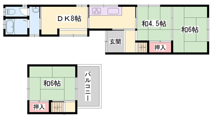 兵庫県赤穂市加里屋 賃貸一戸建て