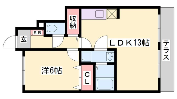 ハイツ　コムフォート 1階 1LDK 賃貸物件詳細