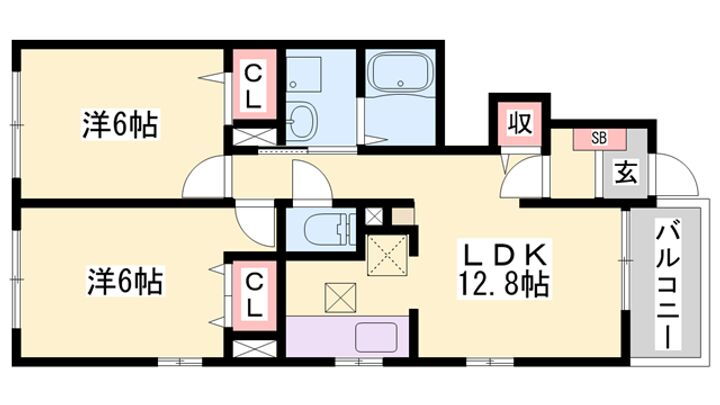リジエール・ドゥ 1階 2LDK 賃貸物件詳細