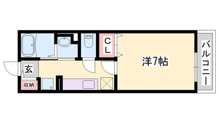 メゾンエイト 1階 1K 賃貸物件詳細