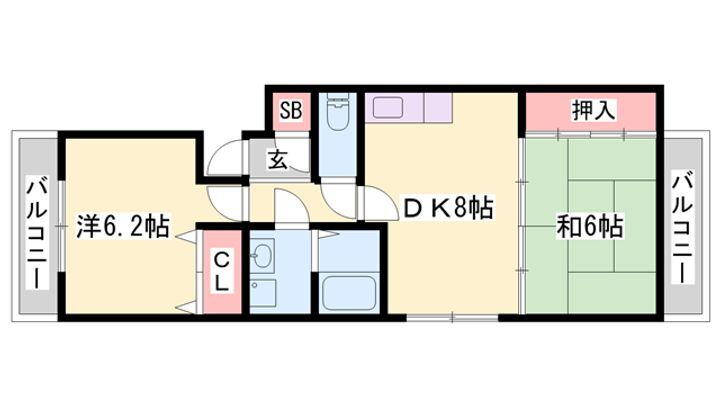ファンド嵐山 1階 2DK 賃貸物件詳細
