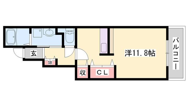 シャンディ・イースト 1階 1K 賃貸物件詳細