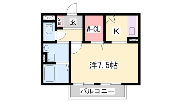 ホワイトヘロン 1階 1K 賃貸物件詳細