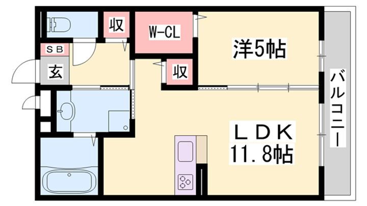 ＴＨＥ　ＲＥＳＩＤＥＮＣＥ　姫路神屋町 3階 1LDK 賃貸物件詳細