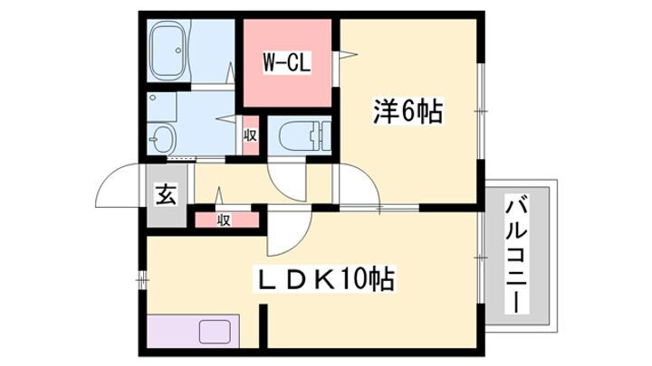 ル・シェモア 1階 1LDK 賃貸物件詳細