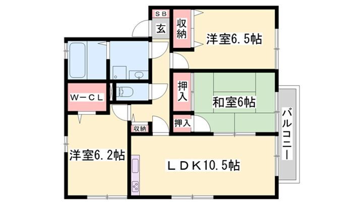 ファミール才 1階 3LDK 賃貸物件詳細