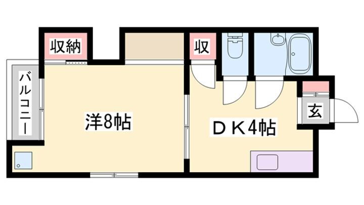 セントポーリア 1階 1DK 賃貸物件詳細