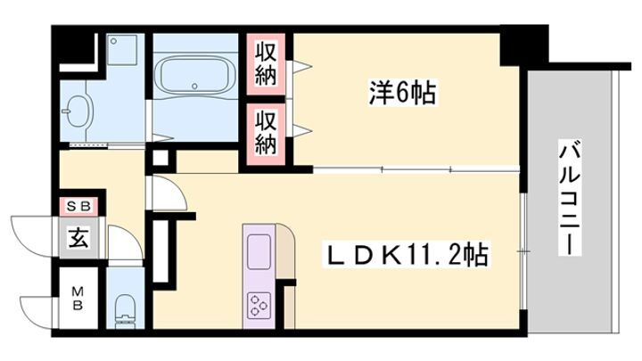 ＴＨＥ　ＭＥＤ 5階 1LDK 賃貸物件詳細