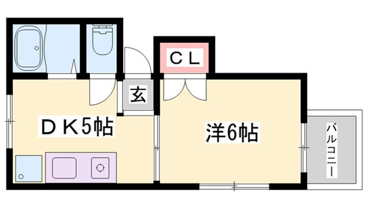 ナイスワン広畑 1階 1DK 賃貸物件詳細