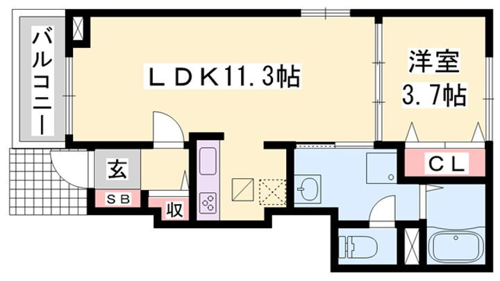 カーサ・Ｋ 1階 1LDK 賃貸物件詳細