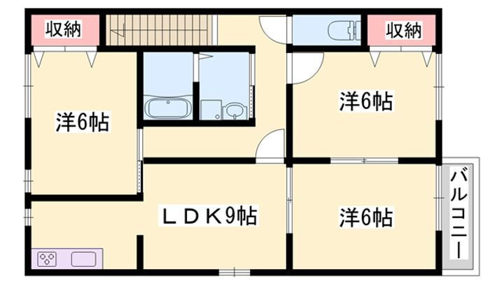 コンフォート大島Ⅴ 2階 3LDK 賃貸物件詳細