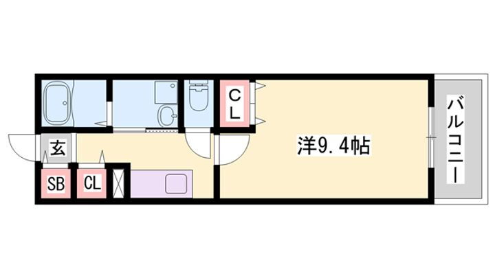 プラシード手柄Ⅱ 1階 1K 賃貸物件詳細