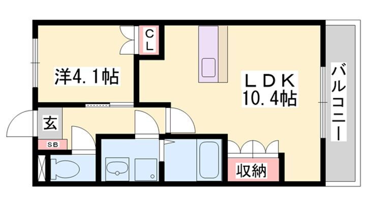 アンシャンテ 1階 1LDK 賃貸物件詳細