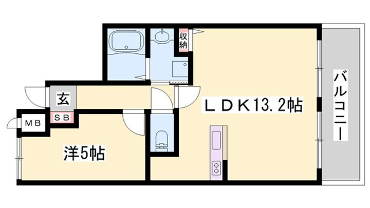 ネオクオーツ幸　弐番館 4階 1LDK 賃貸物件詳細