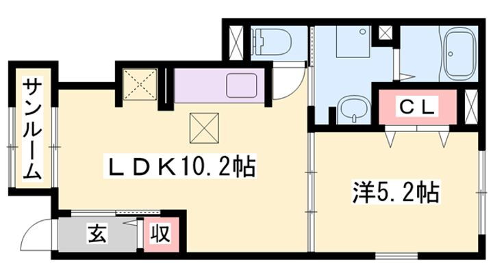 ラッフィナート・リアン城北Ｂ 1階 1LDK 賃貸物件詳細