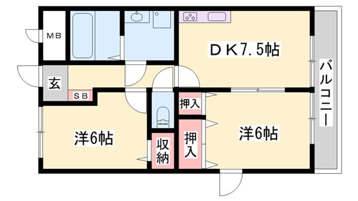 Ｃｉｔｙ　Ｃｏｏｌａｌｅ 3階 2DK 賃貸物件詳細
