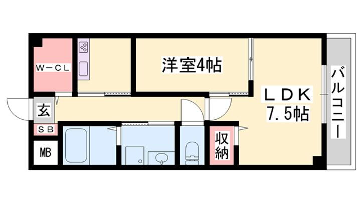 グレースコート 1階 1LDK 賃貸物件詳細