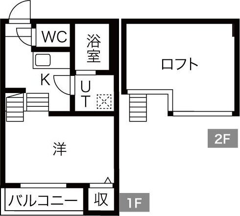 ヴィルフランシュ中村公園 2階 1SK 賃貸物件詳細